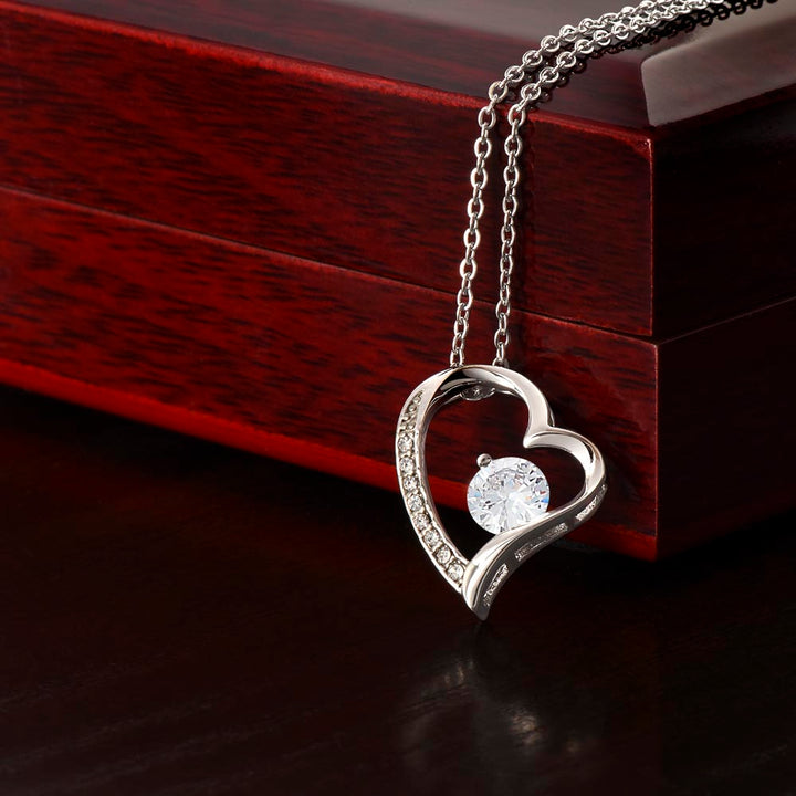 "To My Loving Mom" Mother's Day Necklace- Heart Pendant Necklace